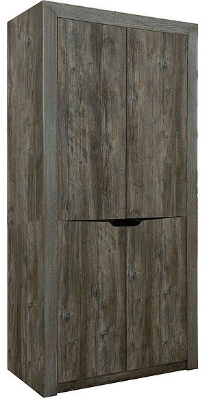 Распашной шкаф 6561005_192936 102x217х58см коричневый купить,NaN