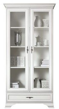 Шкаф BRW Кентаки REG2W1S 99.5x44x197.5см белый купить,NaN