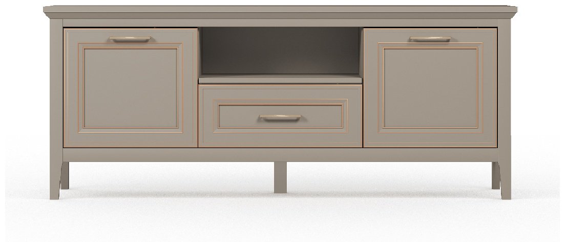 ТВ-тумба напольная BUGA_478310, 158x65x40.5 см, светло-коричневый купить,NaN
