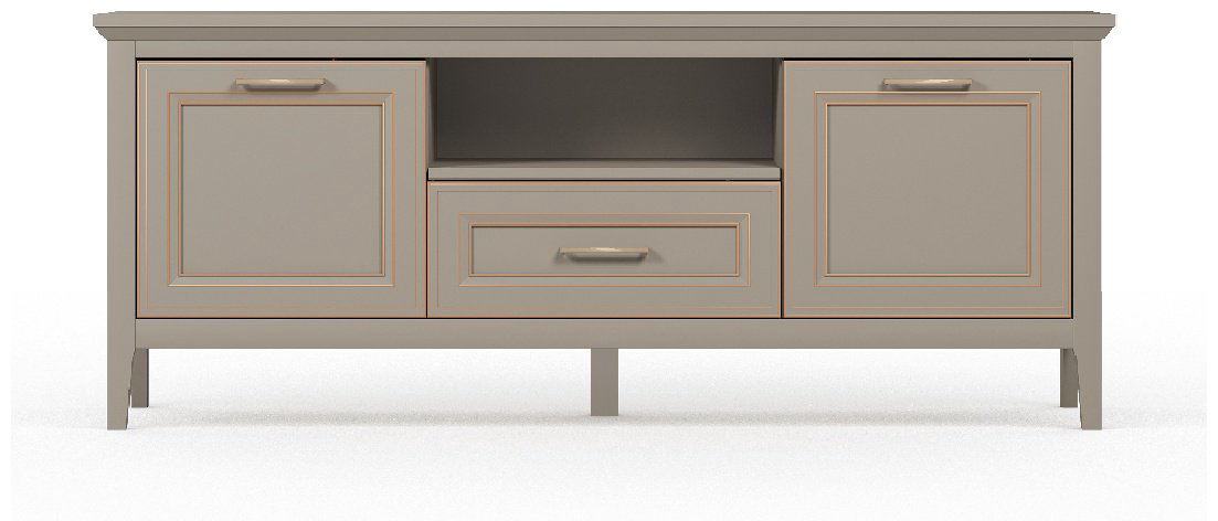 ТВ-тумба напольная BUGA_478310, 158x65x40.5 см, светло-коричневый купить,NaN