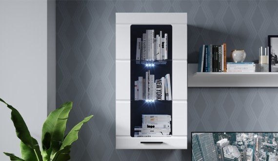 Стенка Эдем 230х200х44 см, белый купить,NaN