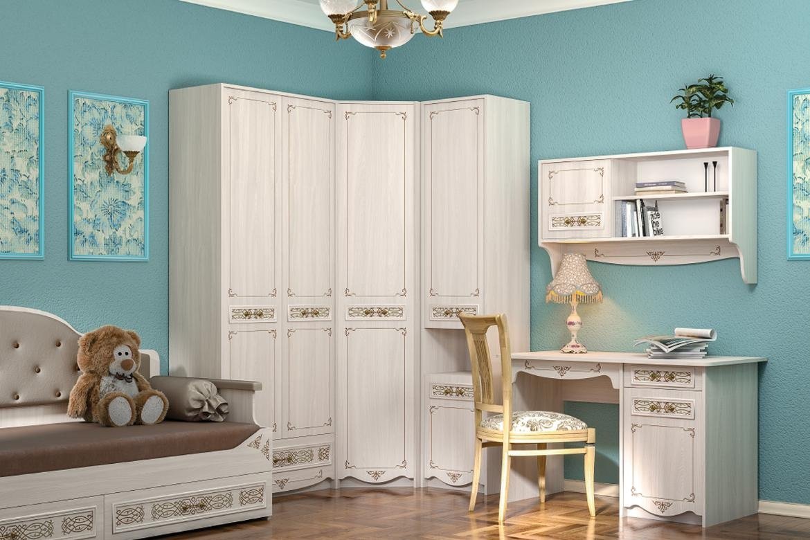 Стол письменный МОБИ Флоренция, 120х60x75.3 см, бежевый купить,0