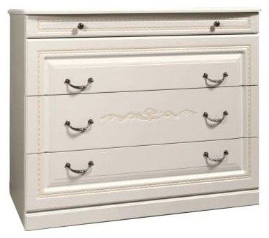 Комод СлонимМебель Венера, 90x44x85 см, кремовый купить,NaN