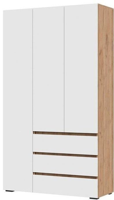 Распашной шкаф Стендмебель Хелен, 120x210х46 см, белый, золотой - ForteMarket Распашной шкаф Стендмебель Хелен, 120x210х46 см, белый, золотой купить,0