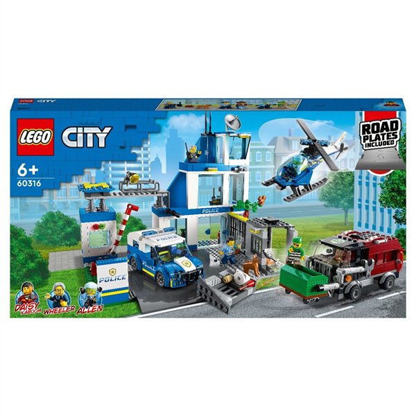 Конструктор Lego City Полицейский участок 60316  668 предметов  купить,NaN