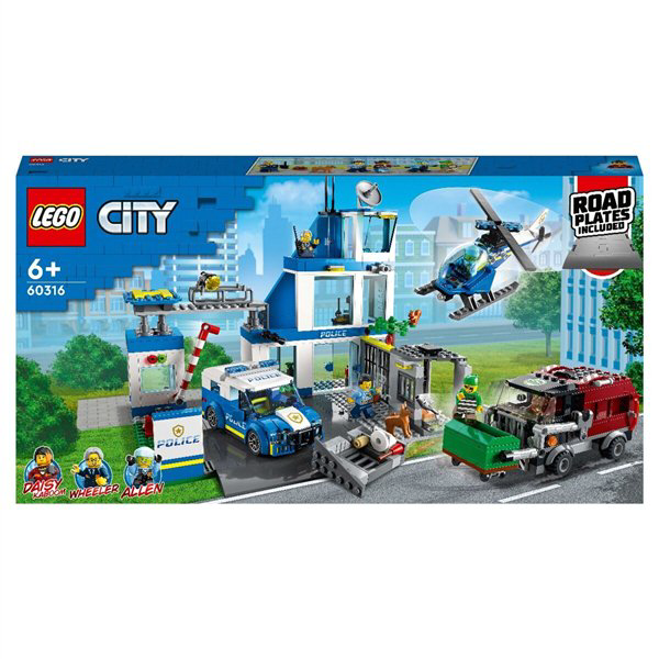 Конструктор Lego City Полицейский участок 60316  668 предметов  купить,NaN
