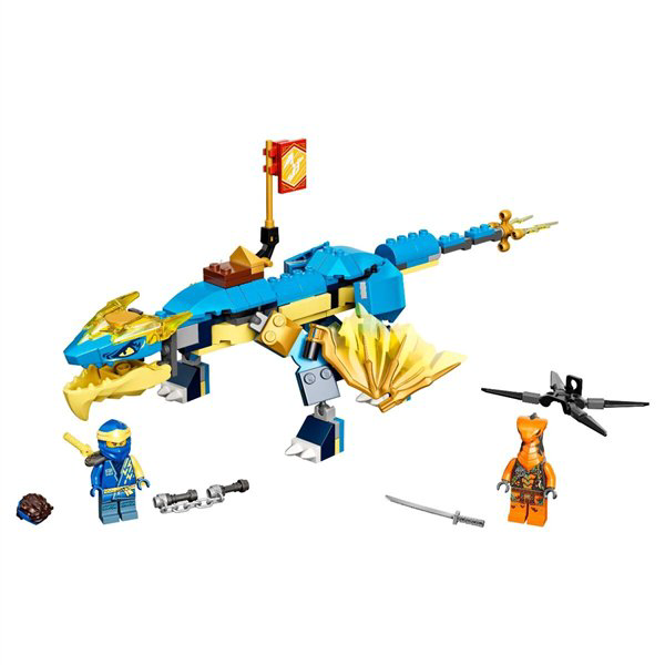 Конструктор Lego Ninjago Грозовой дракон ЭВО Джея 71760 140 предметов
