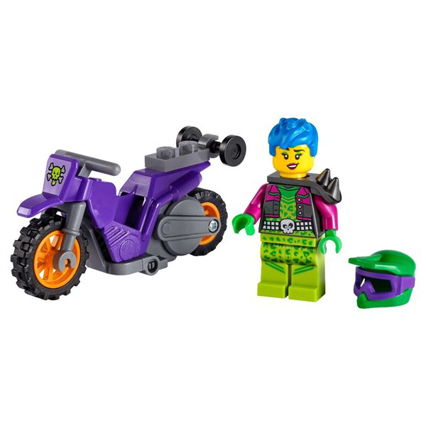 Конструктор Lego City Акробатический трюковый мотоцикл 60296 14 предметов купить,NaN