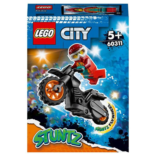 Конструктор Lego City Огненный трюковый мотоцикл 60311 11 предметов купить,NaN