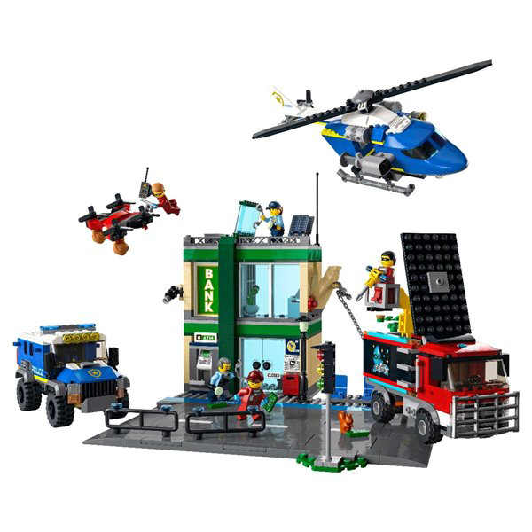 Конструктор Lego City Полицейская погоня&nbsp;в банке 60317 915 предметов