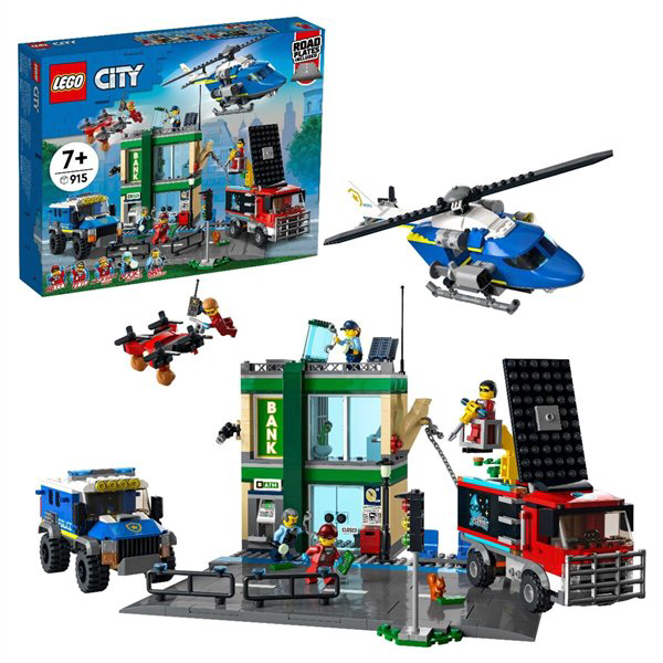 Конструктор Lego City Полицейская погоня&nbsp;в банке 60317 915 предметов