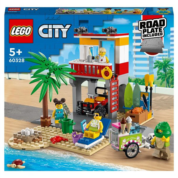 Конструктор Lego City Пост спасателей на пляже   60328 купить,NaN
