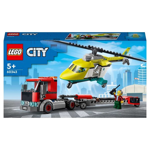 Конструктор Lego City Грузовик для спасательного вертолёта   60343