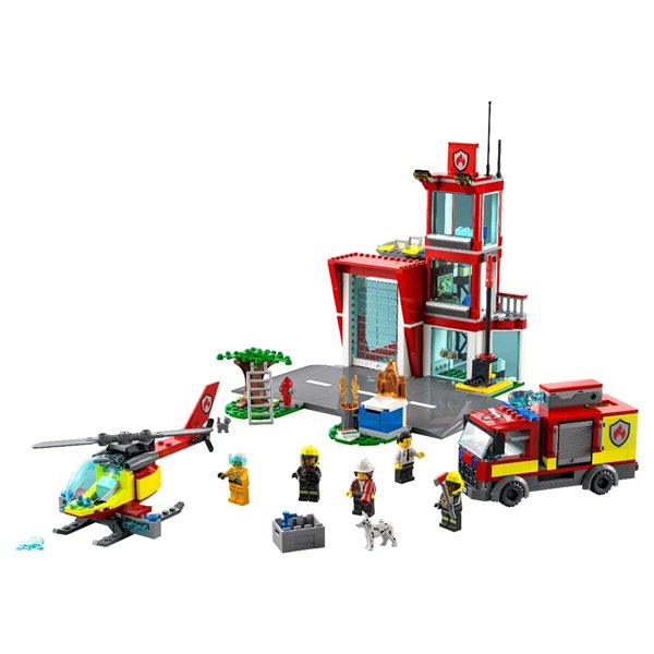 Конструктор Lego City Пожарная часть 60320 540 предметов купить,NaN