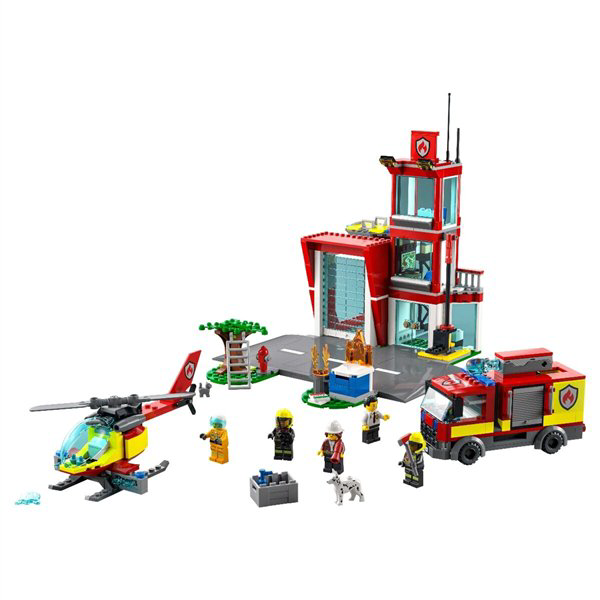 Конструктор Lego City Пожарная часть 60320 540 предметов купить,NaN