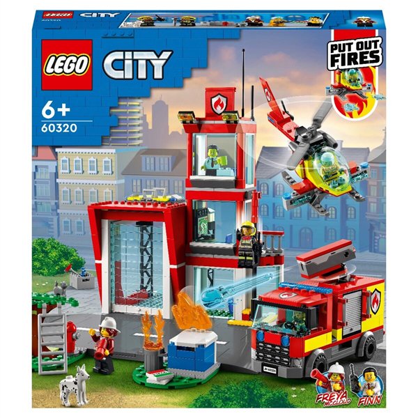 Конструктор Lego City Пожарная часть 60320 540 предметов купить,NaN