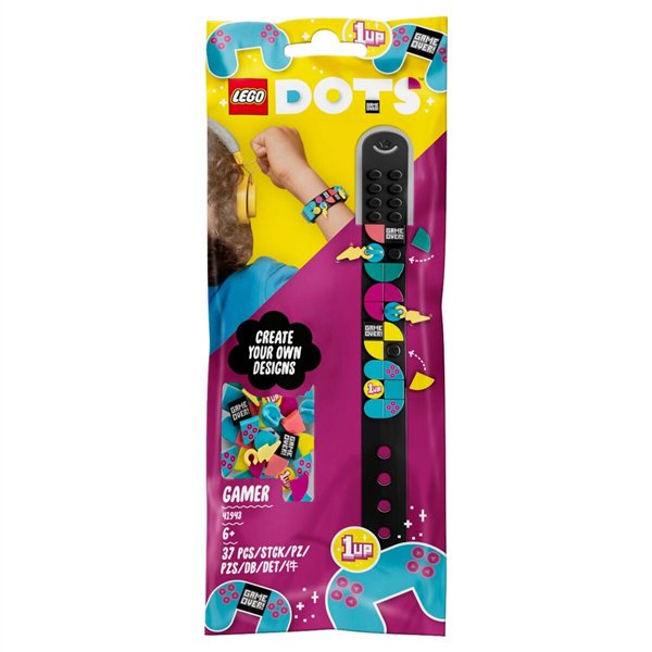 Конструктор Lego DOTs Браслет с шармами геймер   41943 купить,NaN