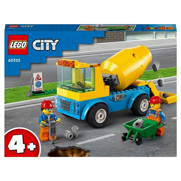 Конструктор Lego City Бетономешалка 60325 85 предметов 