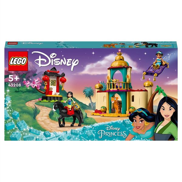 Конструктор Lego Disney Princess Приключения Жасмин и Мулан 43208 176 предметов 
