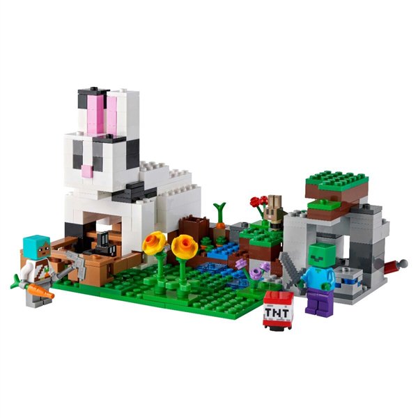 Конструктор Lego Minecraft Кроличье ранчо 21181 340 предметов  купить,NaN