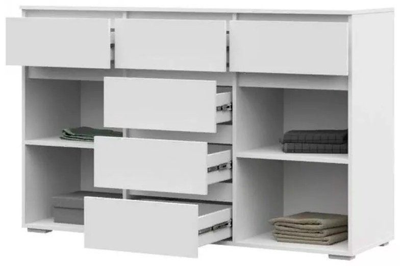 Комод Стендмебель Хелен, 150.20x46x95.8 см, белый купить,0