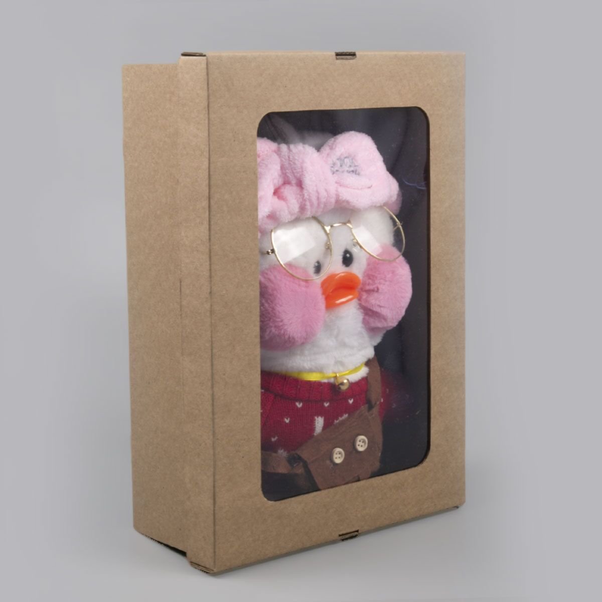 Мягкая игрушка Lalafan  Утка 30см купить,NaN
