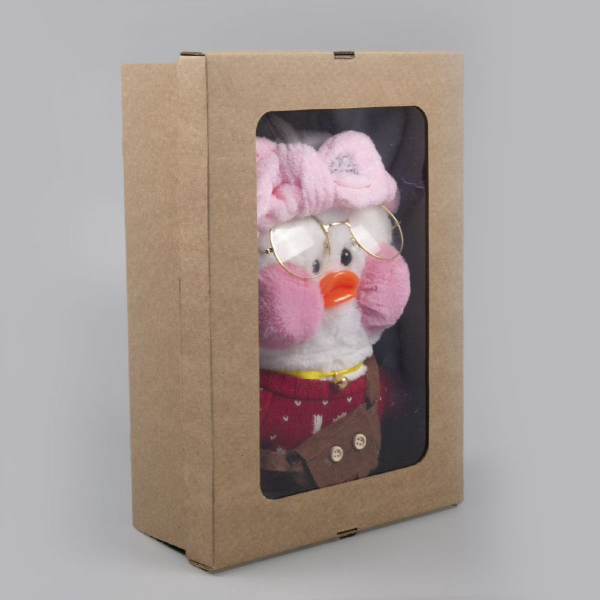 Мягкая игрушка Lalafan  Утка 30см купить,NaN