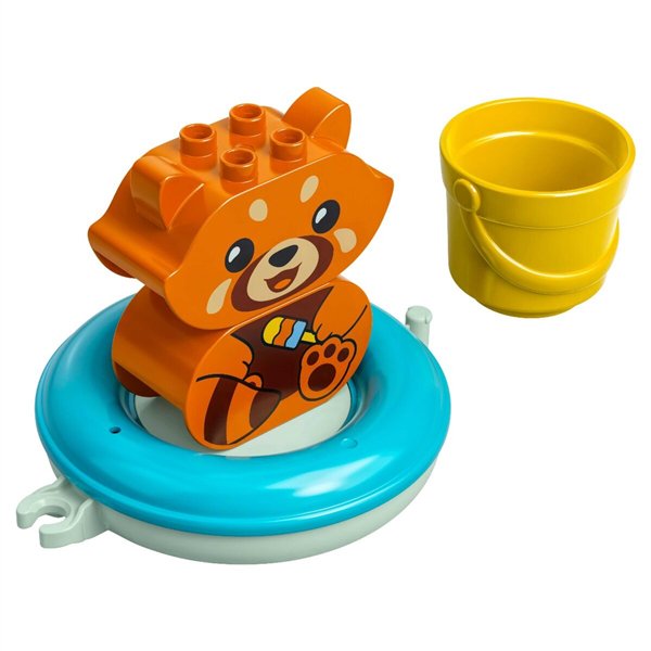 Конструктор Lego Duplo Приключения в ванной Красная панда на плоту  10964