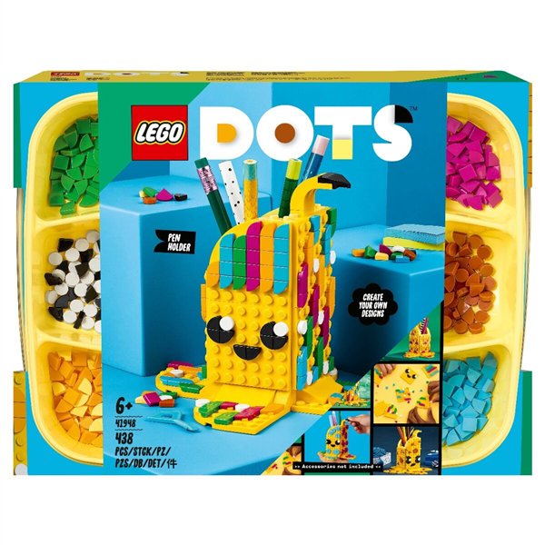 Конструктор Lego DOTs Подставка для карандашей Милый банан   41948 купить,NaN