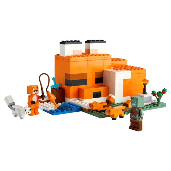 Конструктор Lego Minecraft Лисья хижина 21178 193 детали