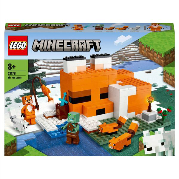 Конструктор Lego Minecraft Лисья хижина 21178 193 детали купить,15500