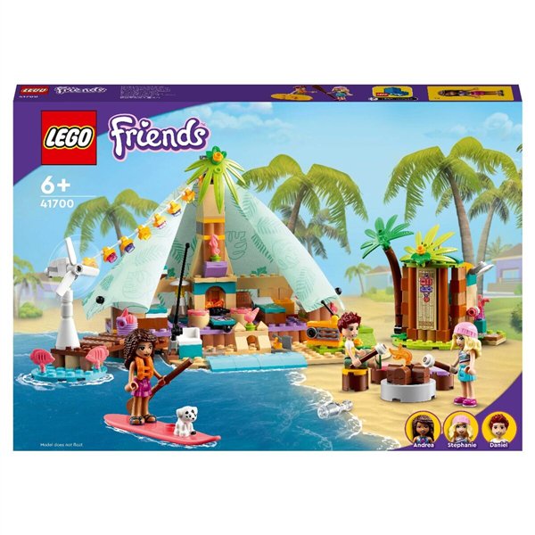 Конструктор Lego Friends Кэмпинг на пляже  41700 380 предметов 