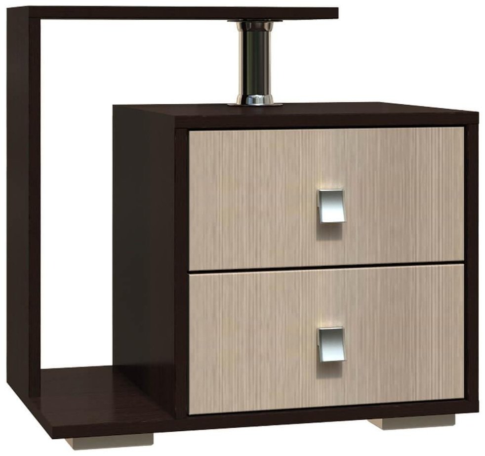Тумба BTS Саломея 55x53.5x38.8см коричнево-бежевый купить,NaN
