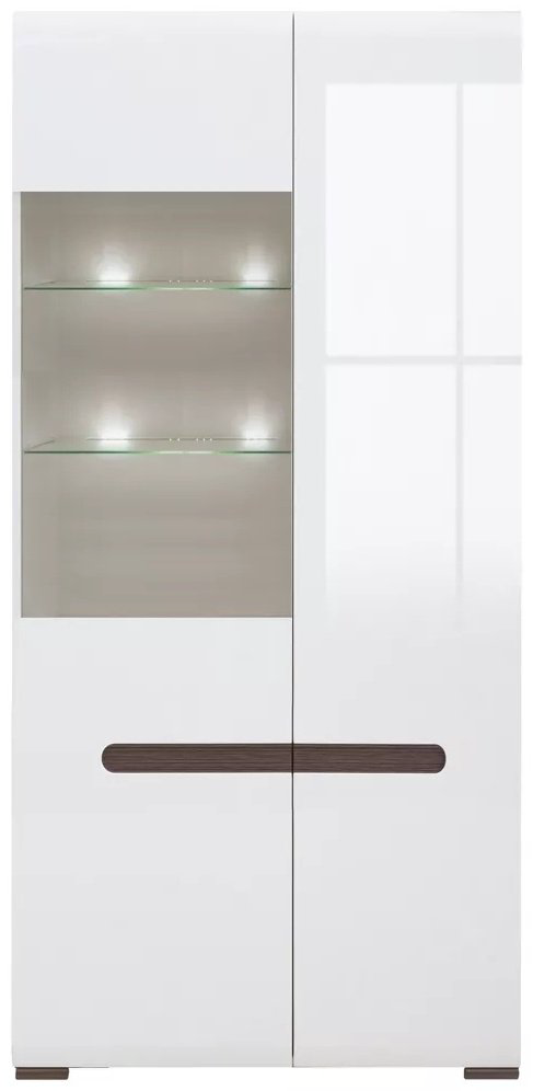 Распашной шкаф BRW Ацтека REG1W1D/21/9, 90x210х41 см, белый купить,NaN