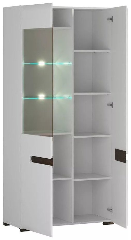 Распашной шкаф BRW Ацтека REG1W1D/21/9, 90x210х41 см, белый купить,NaN