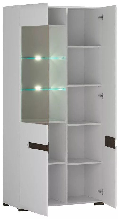 Распашной шкаф BRW Ацтека REG1W1D/21/9, 90x210х41 см, белый купить,NaN