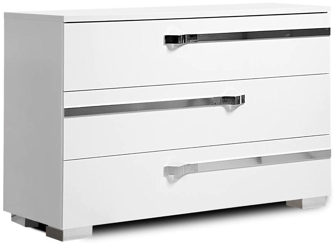 Комод СлонимМебель Венеция, 100x47x83 см, белый