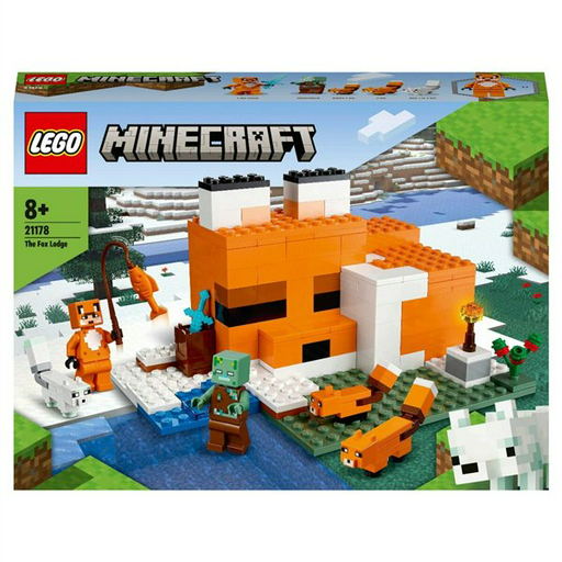 Конструктор Lego Minecraft Лисья хижина 21178 193 детали
