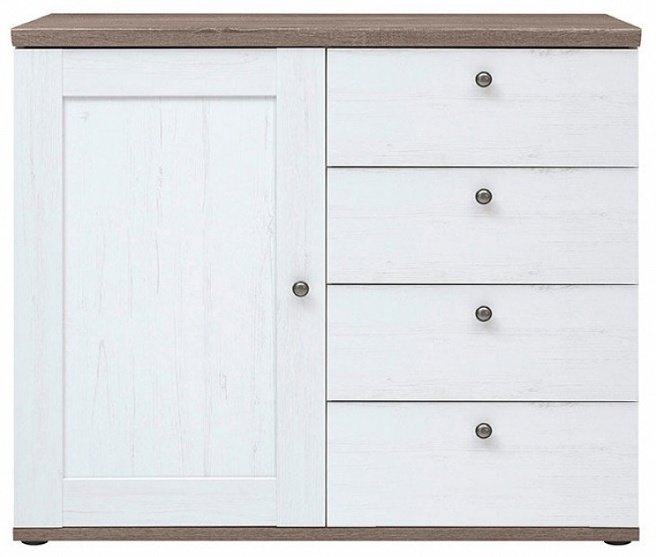 Комод Loftwood Тина 103x43.50x87см белый купить,NaN