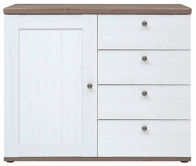 Комод Loftwood Тина 103x43.50x87см белый купить,NaN