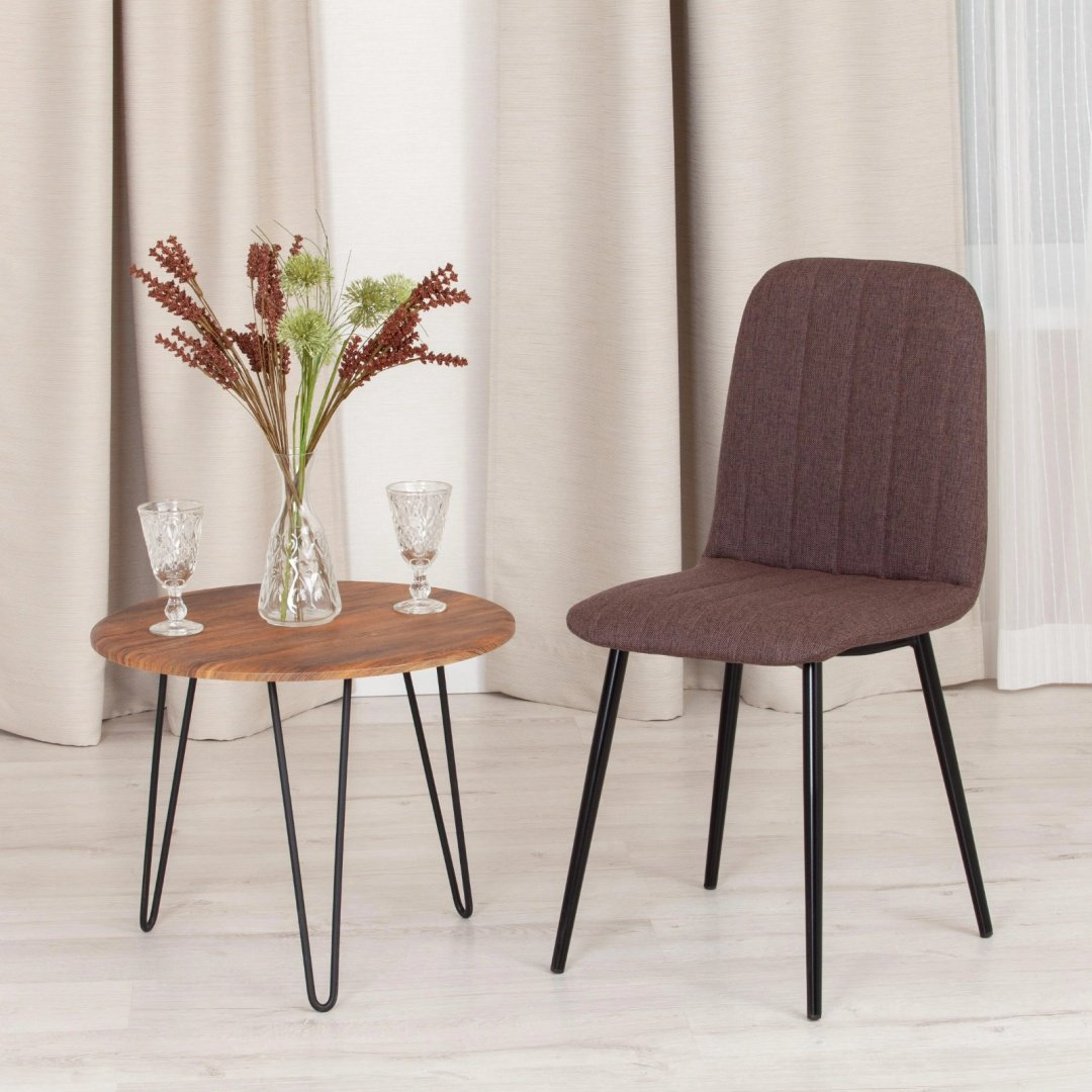 Комплект стульев Tetchair ARC, 88x46x52 см, коричневый купить,NaN