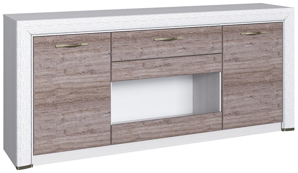 ТВ-тумба напольная ANREX 00026734 Оливия , 160.8x72x36.3 см, белый, бежевый