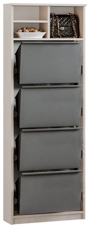 Обувница BTS 56x20.50x170см коричневый купить,NaN