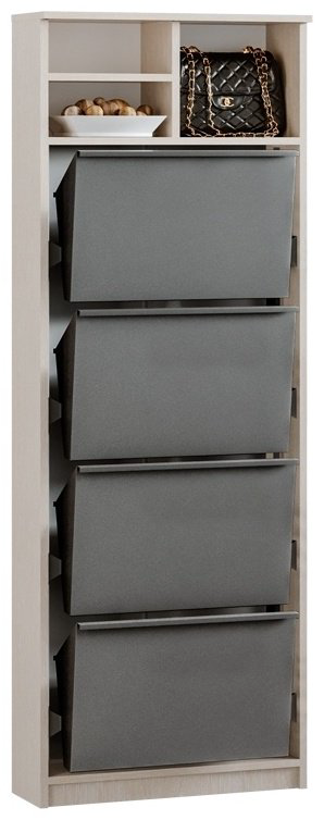 Обувница BTS 56x20.50x170см коричневый купить,NaN