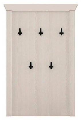 Вешалка панель BRW Марсель, ЛДСП, 94.5x145 см, серый