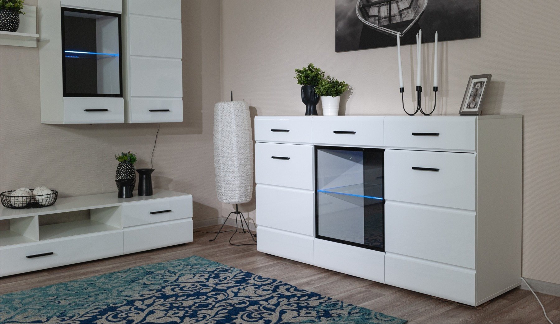 Комод Imperial Йорк 150x45x86.3см белый купить,NaN
