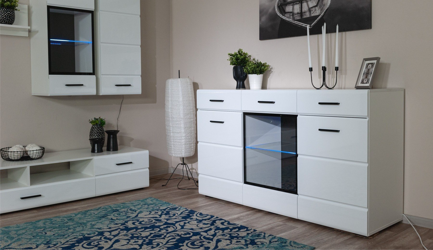 Комод Imperial Йорк 150x45x86.3см белый купить,NaN