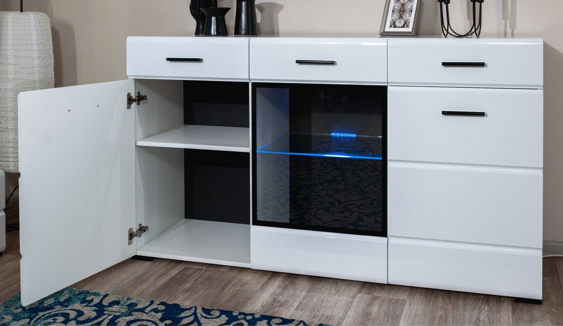 Комод Imperial Йорк 150x45x86.3см белый купить,NaN