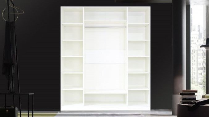 Распашной шкаф Lider Caspani 180.4x210х60.5см белый купить,NaN