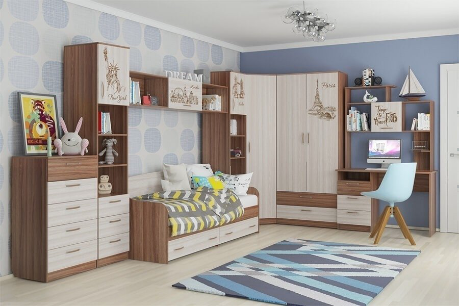 Стол письменный MLK Вояж, 124х60x80.2 см, коричневый купить,NaN